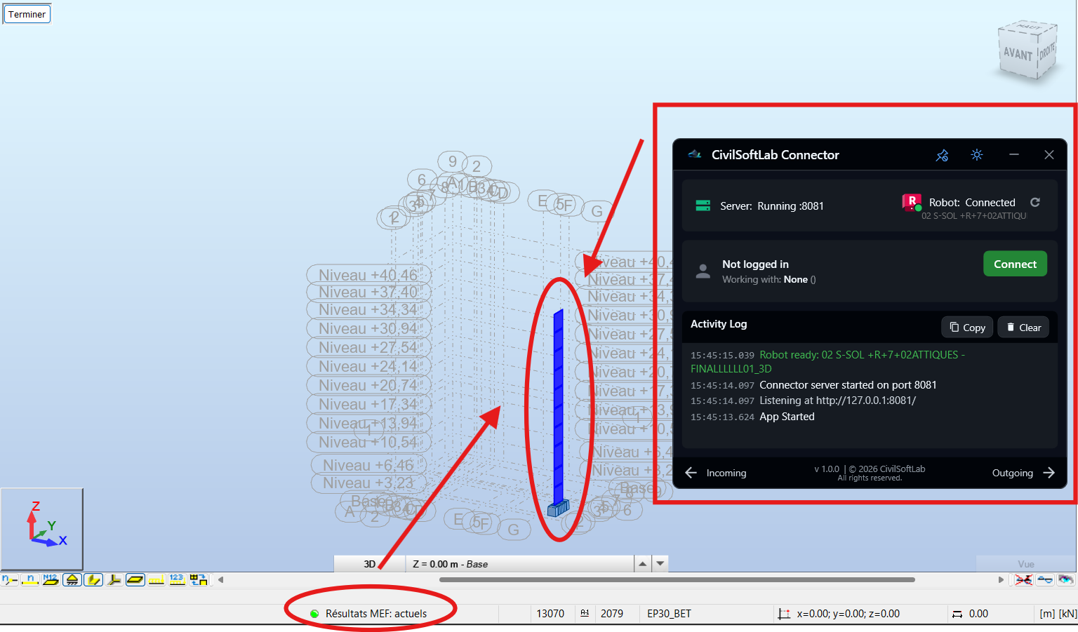 Connector Running