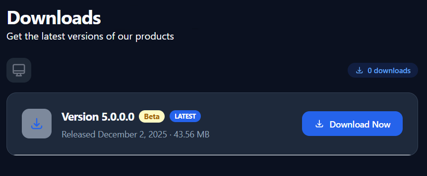 Downloads List
